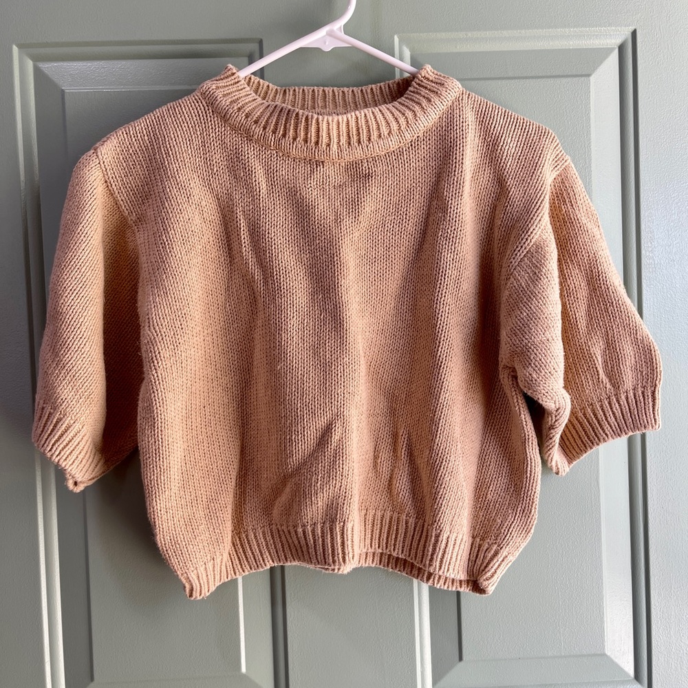 Vintage Hunt Club Crop Sweater Small